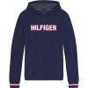 Tommy Hilfiger OH HOODIE LS HWK tmavo modrá,biela Pánska mikina S