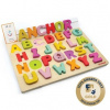 Svoora - Drevené vkladacie puzzle Abeceda - angličtina