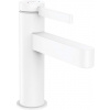 Hansgrohe Finoris - Umývadlová batéria 100, s výpustom Push-Open, EcoSmart, matná biela 76010700