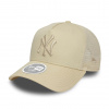 New Era 9FO League Essential Trucker MLB New York Yankees Light Cream one size