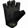 RDX Fitness rukavice GYM GLOVES SUBLIMATION F6, čierno zelené XL - XL