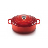 Le Creuset - Liatinový hrniec oválny s pokrievkou 29 cm/4,7 l červený