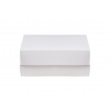 Krabica na zákusky, 21,8 x 21,6 x 8 cm, biela [10 kg, 93 ks]