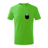 Panda vo vrecku - Tričko detské bavlnené - 104-110cm / 3-4 roky ( Apple Green )