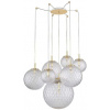 TK Lighting Cadix závesné svietidlo x6 W zlatá 4608