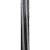 Dekoratívna PVC lamela na stenu – 280×4,7×2 cm Farba: Čierna, Materiál: PVC