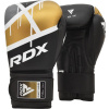 RDX Boxerské rukavice F7 Ego, čierno zlaté, 12 oz