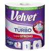 Kuchynské utierky 3-vrstvové Velvet Turbo 1ks, 75,82m, Novinka