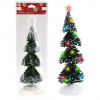 Stop &amp, Look: Dekoratívny vianočný stromček so 16 LED 25cm