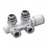 Cordivari - Pripojovací ventil Kristal, ľavý, centrálny prípoj 50 mm, plast-hliník 5991990311187