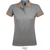 SOL's Collection SOL'S | Pasadena Women Dámske piqué polo_25.0578 Farba: melange grey/orange, Veľkosť: M