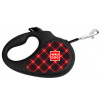 WAU DOG Samonavíjacie vodítko pre psa TARTAN Veľkosť: XS