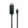 Kábel Gembird CC-mDP-HDMI-6 1,8 m čierny
