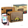 Rádio sieťové/batériové AM FM SW Retropolis Memphis Bluetooth microSD USB