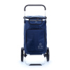 Nákupný vozík na veľkých kolieskach termo vrecko 50l Airtex 108 tmavo modrá