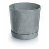 Kvetináč plast sivý Prosperplast 12,8 cm x 12,8 x 12,8 cm
