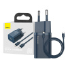 Rýchlonabíjačka Baseus Super Si 1C 20W s káblom USB-C pre Lightning 1 m (modrá) TZCCSUP-B03