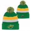 Detská zimná čiapka Minnesota Wild NHL Cuffed Beanie s Brmbolcom