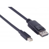 PremiumCord Mini DisplayPort - prepojovací kábel DisplayPort M/M 2 m kport2-02
