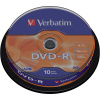 43523P DVD-R 16X 10ks cake VERBATIM (DVD-R 4,7GB 16x 10SP)