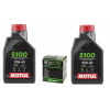Olej Motul 5100 10W40 2L + Olejový filter Hiflo HF204 Kawasaki Honda Yamaha 4T
