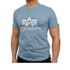 Alpha Industries Basic T-shirt greyblue pánske tričko modré