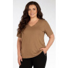 Ľahká dámska košeľa z viskózy Litex 5G166 PLUS SIZE