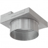 KRATKI Externý prívod vzduchu pre krbové vložky SIMPLE S 125 mm
