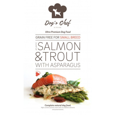 Dog’s Chef Atlantic Salmon & Trout with Asparagus Small Breed 2kg