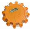 DISKOVÁ LAMPA LED NÚDZOVÁ ORANŽOVÁ MAGNET