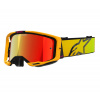 Motokrosové okuliare Alpinestars Vision 8 Corp yellow pink/mirror red