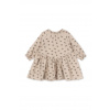 Detské bavlnené šaty Konges Sløjd COCO DRESS GOTS KS103758.9BYA béžová 98