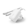 Belkin BOOST CHARGE™ 30W USB-C Power Delivery PPS nástěnná nabíječka + 1m USB-C na lightning kabel, bílá WCA005vf1MWH-B5