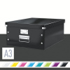 Archivačná krabica LEITZ WOW Click & Store A3 36.9 x 20 x 48.2 cm, čierna (60450095)