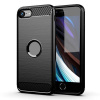 Puzdro gumené Apple iPhone 7/8/SE 2020 Carbon Pro čierne