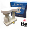 DI-WAY LNB MONOBLOCK SINGLE 0,1dB 4,3st, WHITE LEOPARD LINE