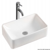 OSCULATI Štvorcový biely keramický drez 400x300x130 mm Square white ceramic sink 400x300x130 mm