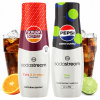 Sada 2x Sirup Sodastream Shwip Shwap Cola Pomaranč + Pepsi Max Lime