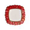 Štvorcový plytký tanier Toy’s Delight, červený, 28 cm – Villeroy & Boch