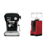 Ascaso Dream ONE, Dark Black + Eureka Mignon Silenzio, BL ferrari red