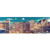 INTERDRUK Panoramatické puzzle: Around the World: Amsterdam 1000 dielikov
