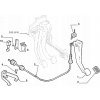 Pedál spojky FIAT DUCATO JUMPER BOXER 94-02 1,9D 2,5D ORY 1307107080