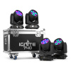 BeamZ Professional IGNITE740 sada 4 kusov so zodpovedajúcim flightcase
