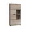 Laski Nízka vitrína do obývačky Link C 80 cm dub sonoma