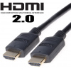 PremiumCord HDMI 2.0 High Speed+Ethernet, pozlátené konk., 1m kphdm2-1