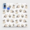 Flipové pouzdro Mobiwear - Huawei Nova 3 - M097P Mopsíci (Knížkové flip pouzdro, obal, kryt na mobil Huawei Nova 3 - M097P Mopsíci, materiál Umělá kůže + TPU - ochrana 360°, stojánek, silikonová vanič
