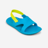 DECATHLON Detské sandále Slap 100 modro-zelené 27-28