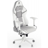 Endorfy herní židle Scrim OWH/kůže + textil/bílá