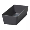 Organizér do zásuvky, do kuchyne, príborník - NITAKI sivý plast (9x18)