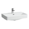 LAUFEN Pro S Compact závesné umývadlo s otvorom, s prepadom, 600 x 380 mm, biela, H8189590001041